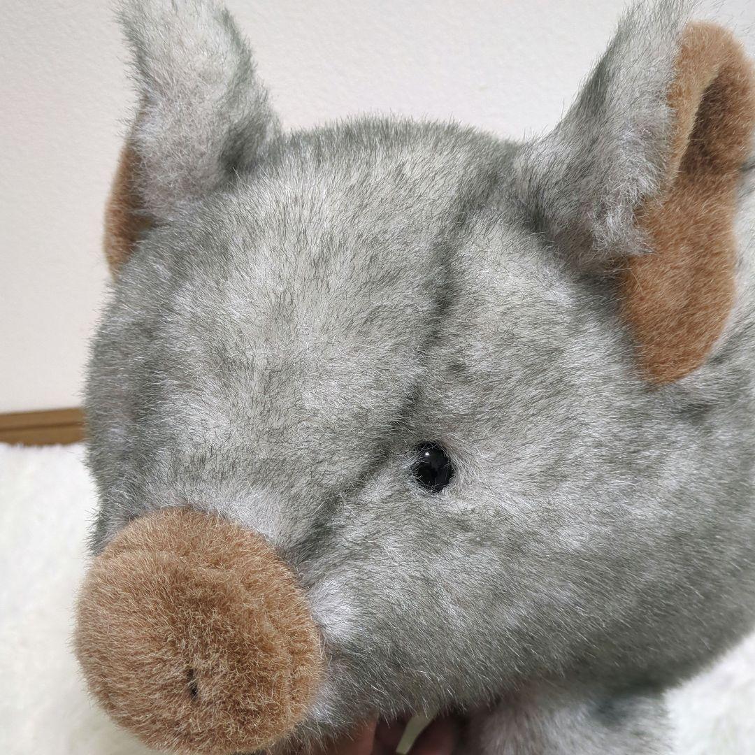 廃盤】トイザらス リアルぬいぐるみ ブタ animal alley - メルカリ