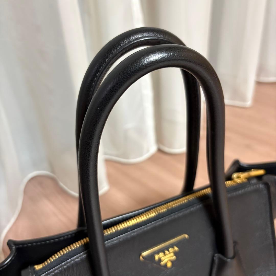 PRADA 2way ハンドバッグ GLACE'CALF 1BG625 - メルカリ