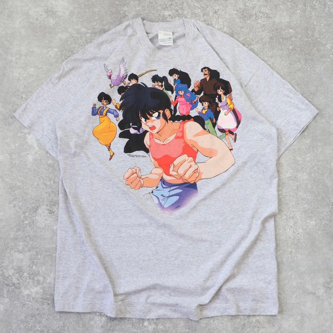 90s ヴィンテージ アニメ らんま1/2 全員集合 ranma Tシャツ - メルカリ