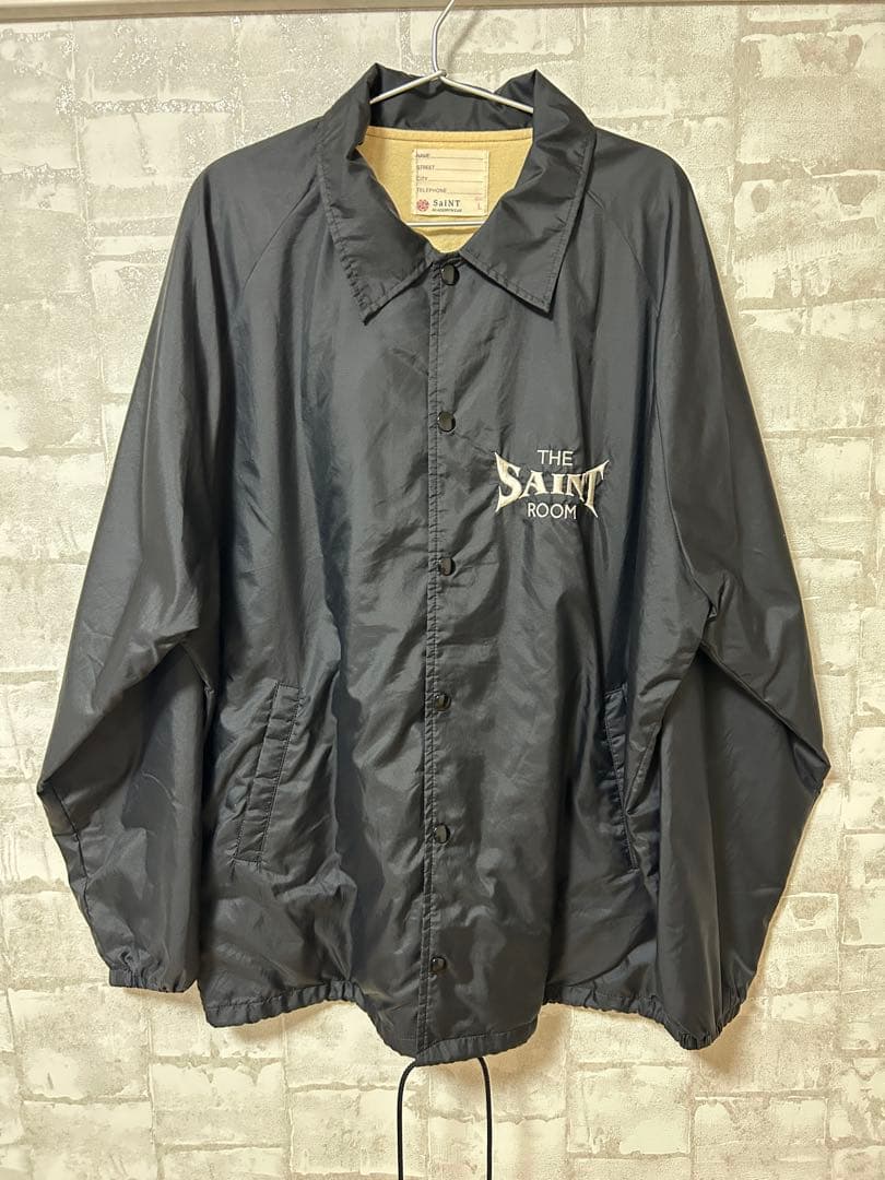 Saint Mxxxxxx セントマイケル ナイロンコーチジャケット Lサイズ