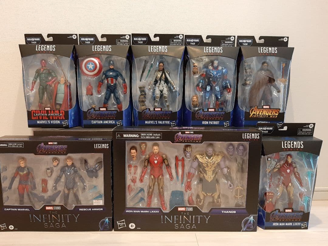 マーベル レジェンズ フィギュア 6体セット マイティソー ビルドパーツ