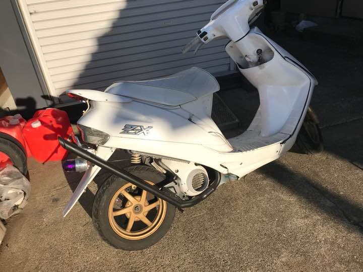 スーパーディオ ZX af27,af28用 竹槍 マフラー ハスギリ - メルカリ