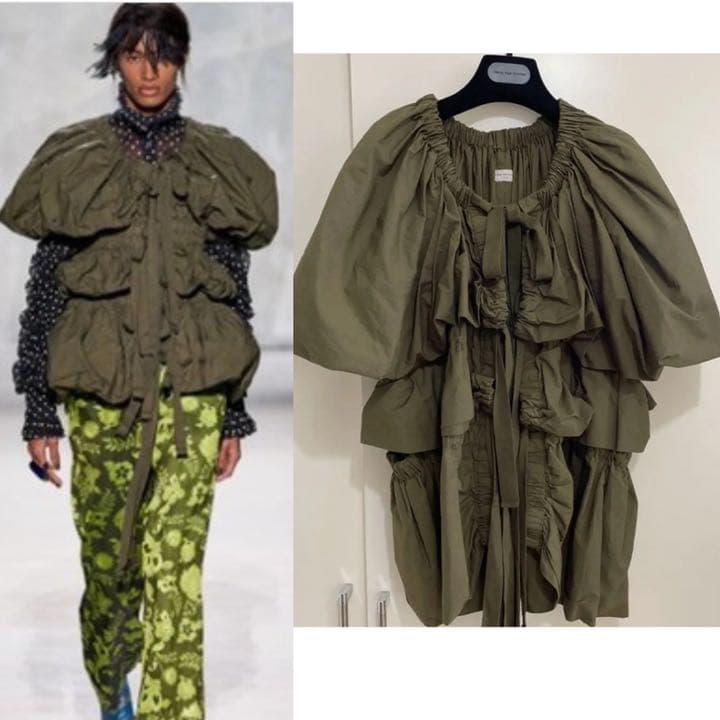 2021SS☆ドリスヴァンノッテン☆フリルジャケット ブラウス L108321012