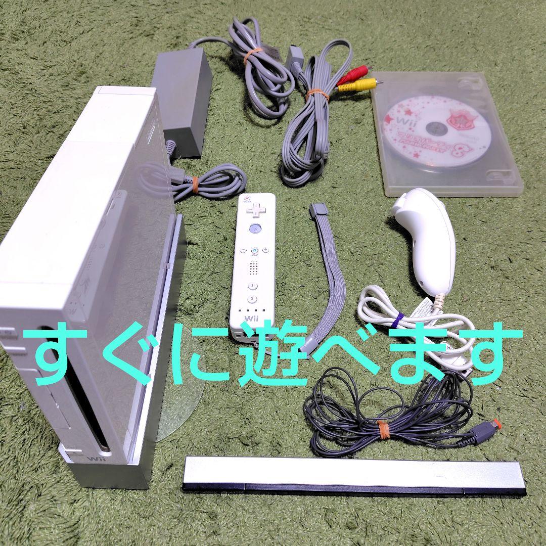 動作確認済】wii 本体 一式 ソフト セット ③ - メルカリ