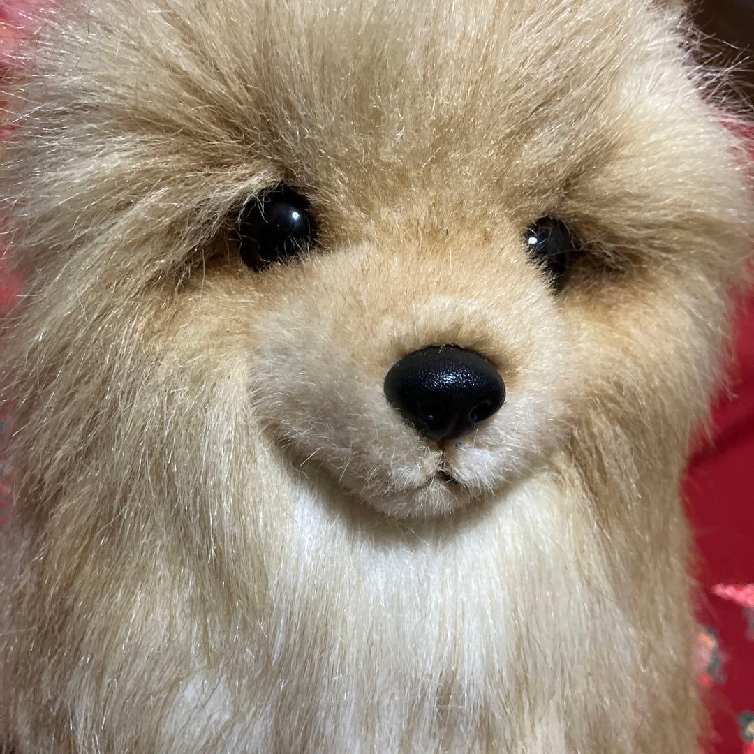 リアルぬいぐるみ犬 子犬 わんちゃん レトロぬいぐるみ犬 ポメラニアン