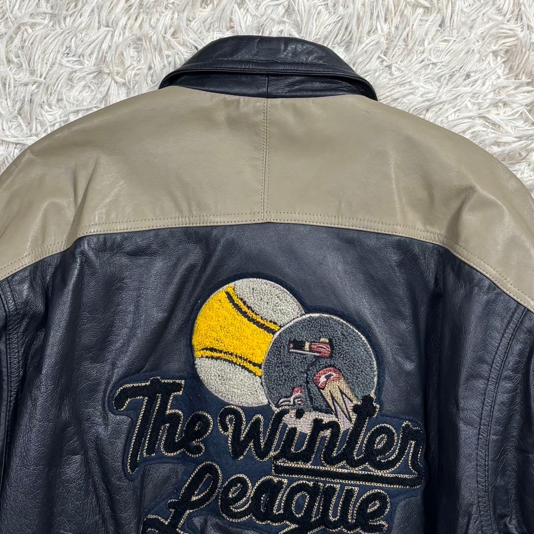 ギンシャリ様 Target ターゲット スタジャン リアルレザー 刺繍 LL