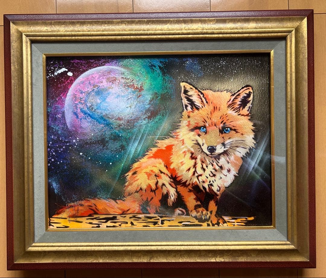 スプレーアートエデンキャンバス原画（キツネ） - メルカリ