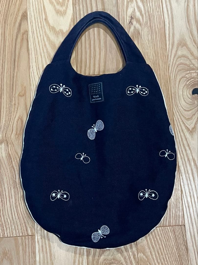 ミナペルホネン choucho 刺繍 トートバッグ - メルカリ