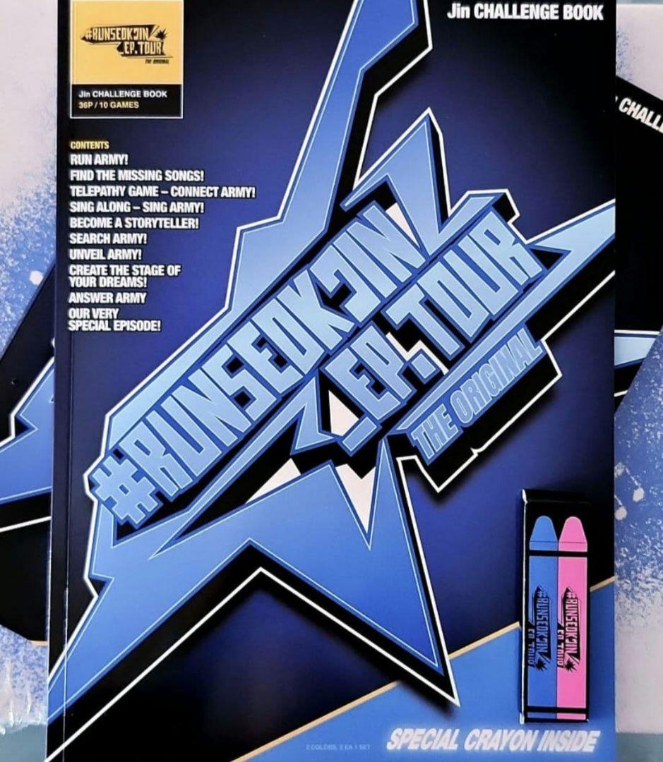 BTS JIN ジン RUNSEOKJIN チャレンジブックのみ - メルカリ