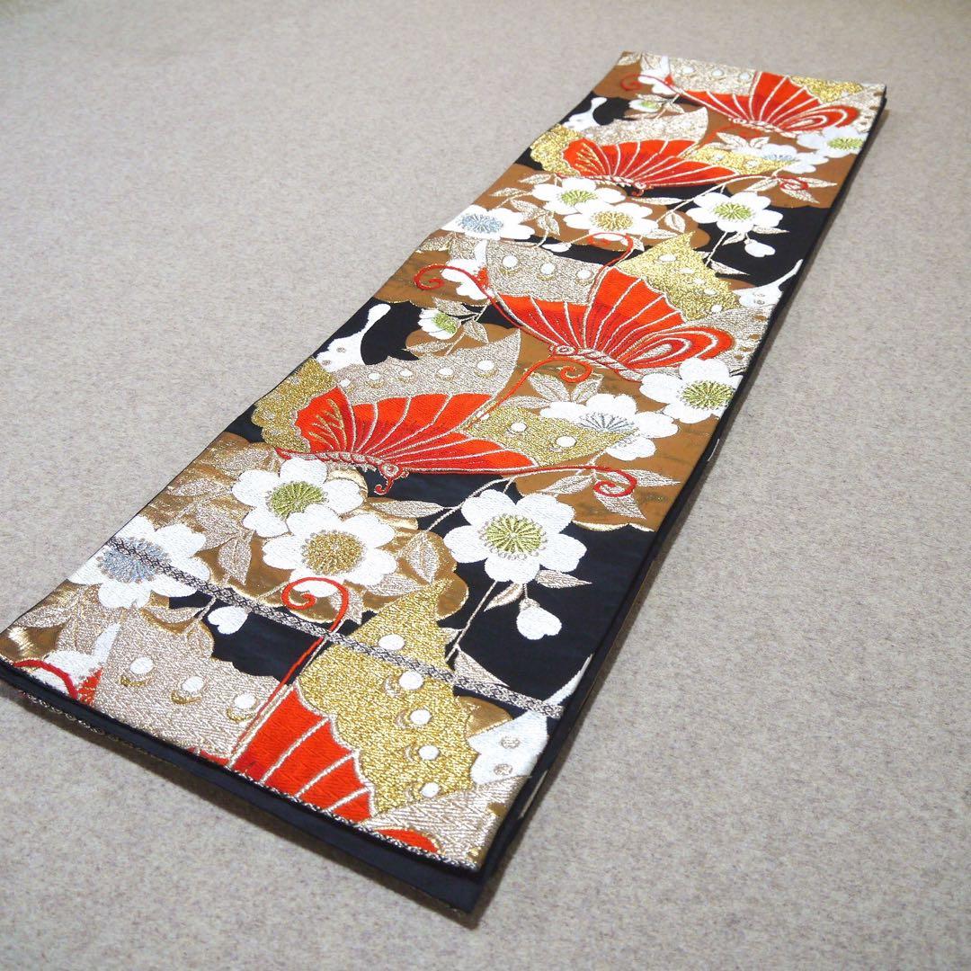 必見！早い者勝ち！！ 正絹 中古 西陣織 仕立て上がり袋帯 ☆766