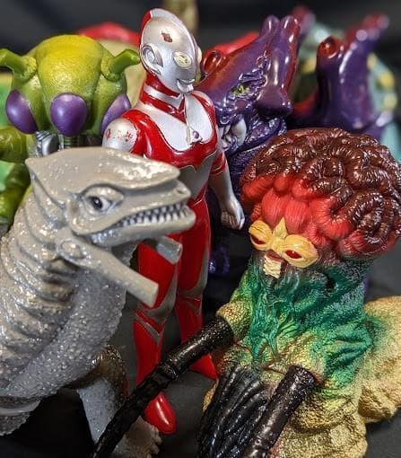 ウルトラマングレート＆登場怪獣（バンダイ）ソフビフィギュア8体セット