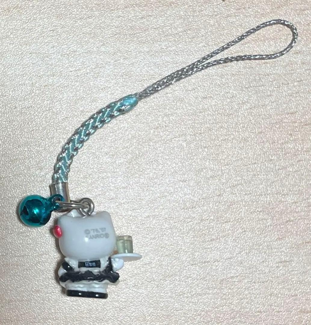 レア☆ご当地キティ根付けストラップ 大阪日本橋限定 メイド ハロー
