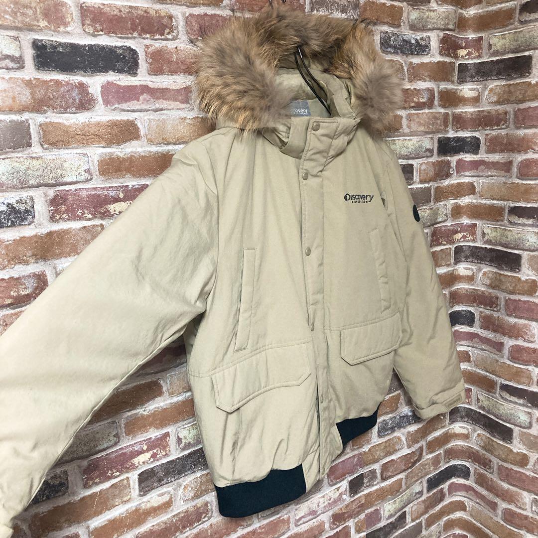 《希少》ディスカバリー　discovery ダウンジャケット　ファー付き　XL