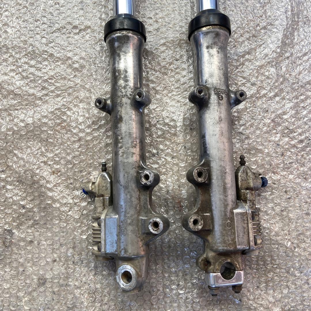 gsx400f 国内 本物 33パイ ダブルアンチ フロントフォーク - メルカリ