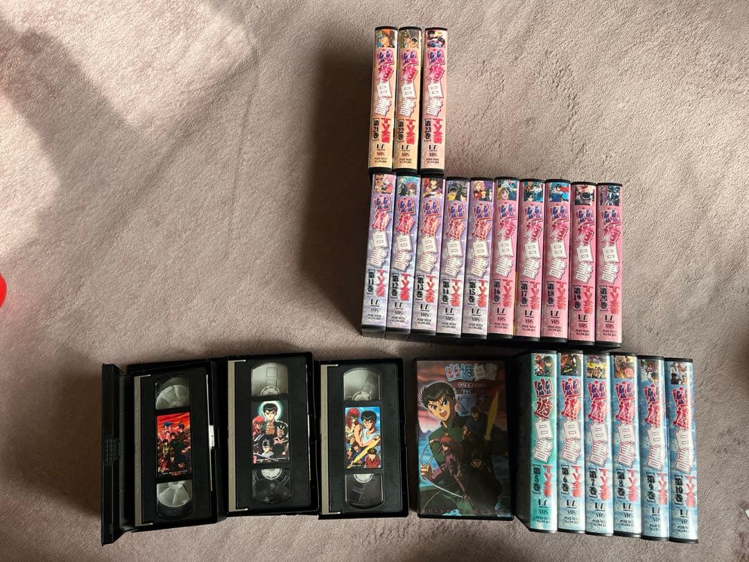 幽遊白書 VHS 全23巻＋OVA＋劇場版計33本 完品 特典トランプ付き