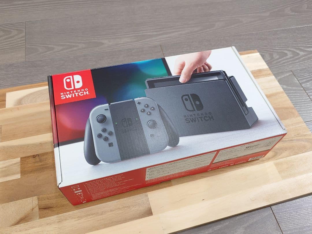 Nintendo Switch 本体グレー ネオンブルー/ネオンレッド - メルカリ