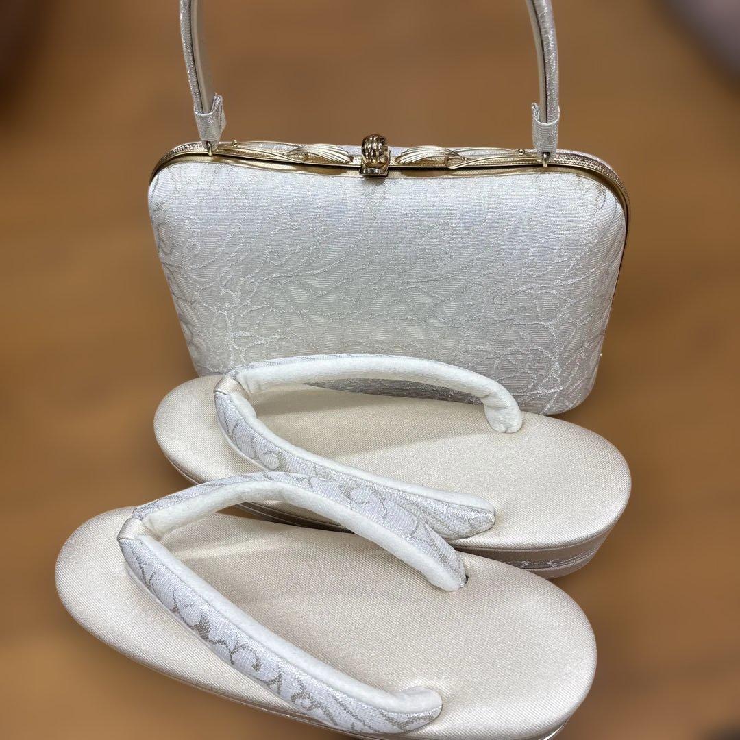 フォーマル 草履バッグセット フリーサイズ NISHIORI 高級帯地 フォーマル 草履 バッグ セット 訪問着 留袖 振袖に