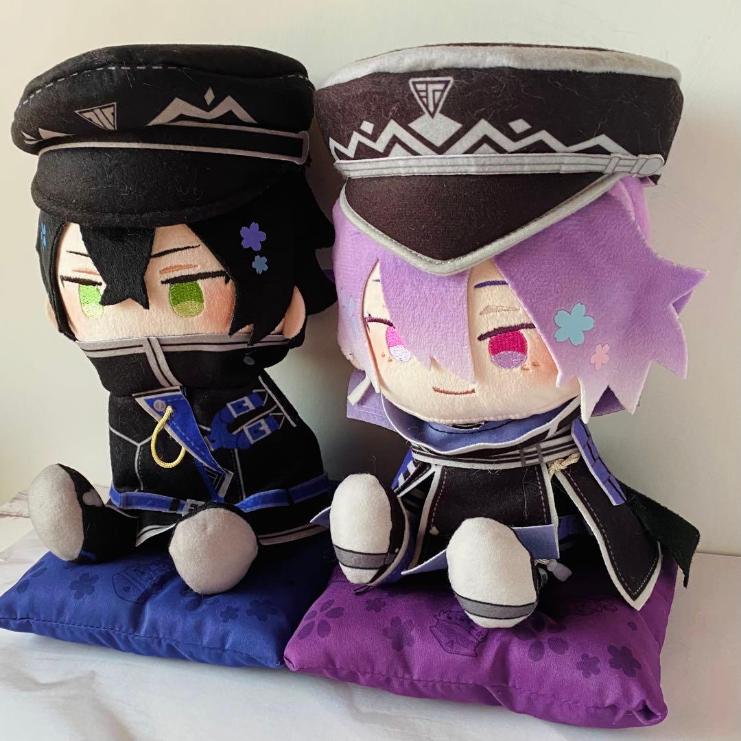 わんぱく 刀剣乱舞 とうらぶ ぬいぐるみ 水心子正秀 源清麿 座布団