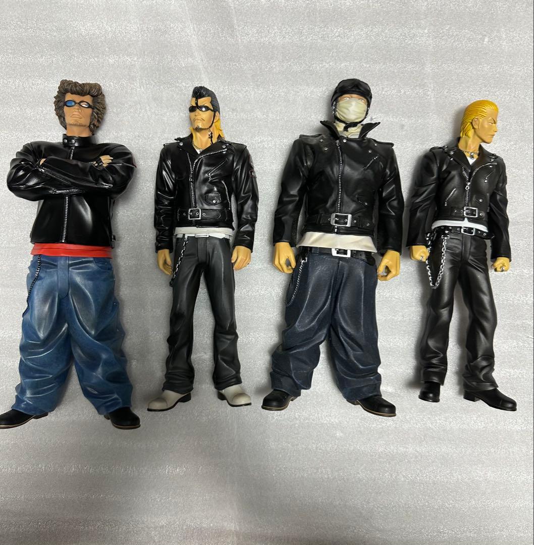 クローズフィギュア 武装戦線 4体 クローズ worst 髑髏の系譜 中古