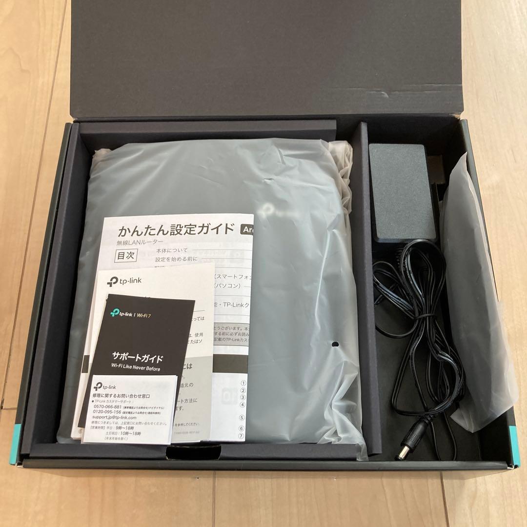 TP-Link Archer BE7200 デュアルバンドWi-Fi7ルーター 93240-129-