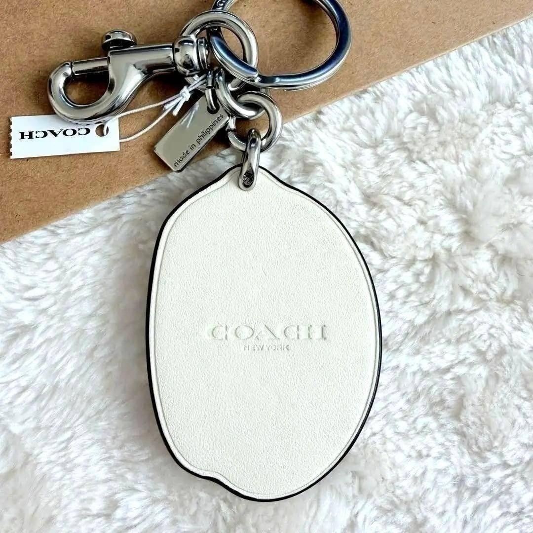 海外限定✨正規 新品 コーチ NYC レモンチャーム レザー キーホルダー