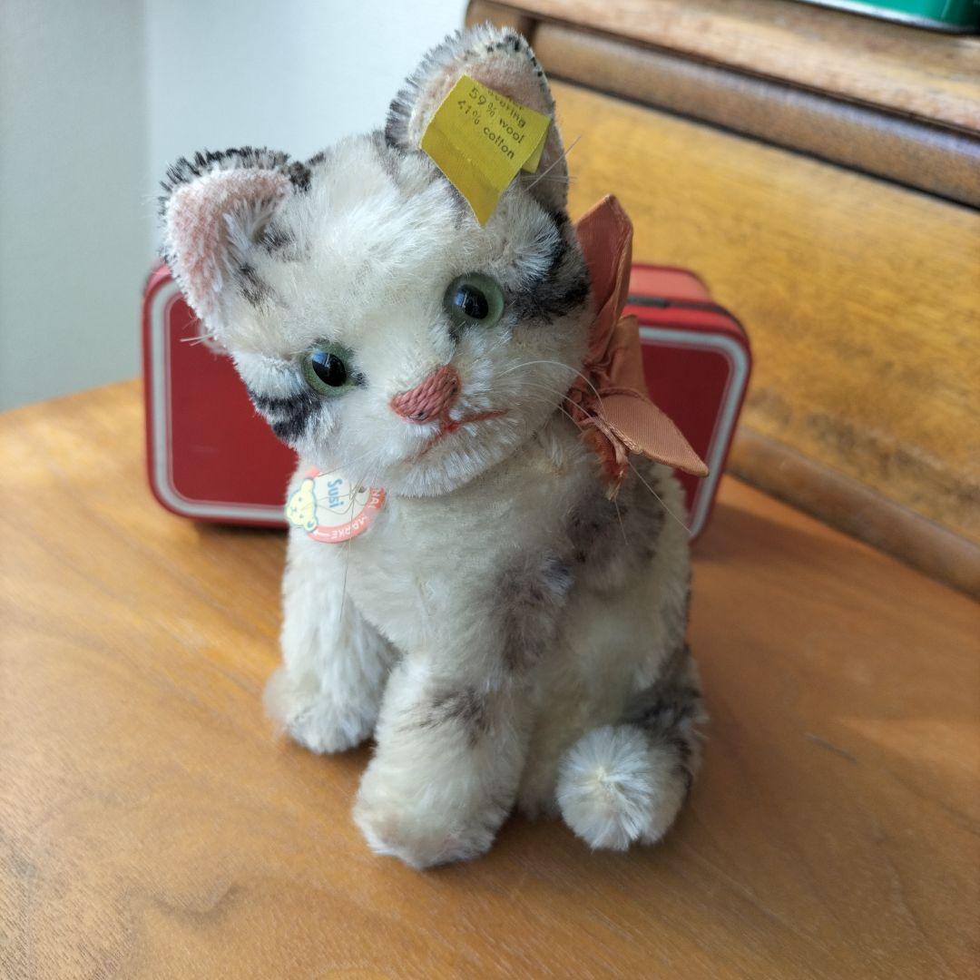 ビンテージ　シュタイフ　Susi キャット　猫 Steiff シュタイフ 猫のSusi （ドイツ） | ぽわにえ・だむーる