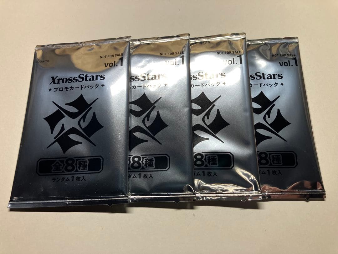 クロスタ プロモカードパックvol.1 4パックセット XrossStars - メルカリ