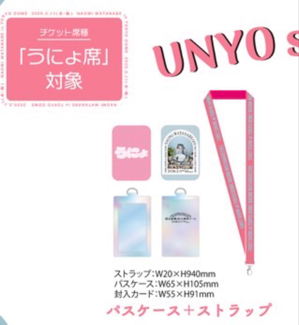 美品】渡辺直美20東京ドーム うにょ席 限定 非売品 コラボ チケット
