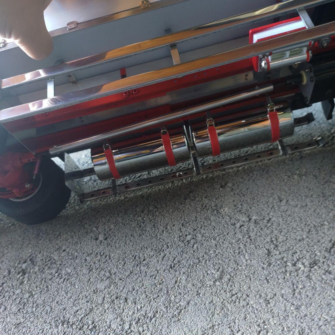 1/14タミヤトレーラートレーラー改造単車ムネトラキャビン - メルカリ