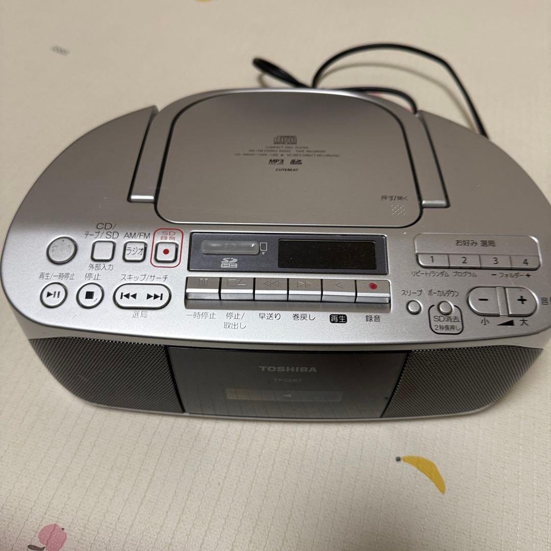 TOSHIBA TY-CDX7 CD・カセットデッキ - メルカリ