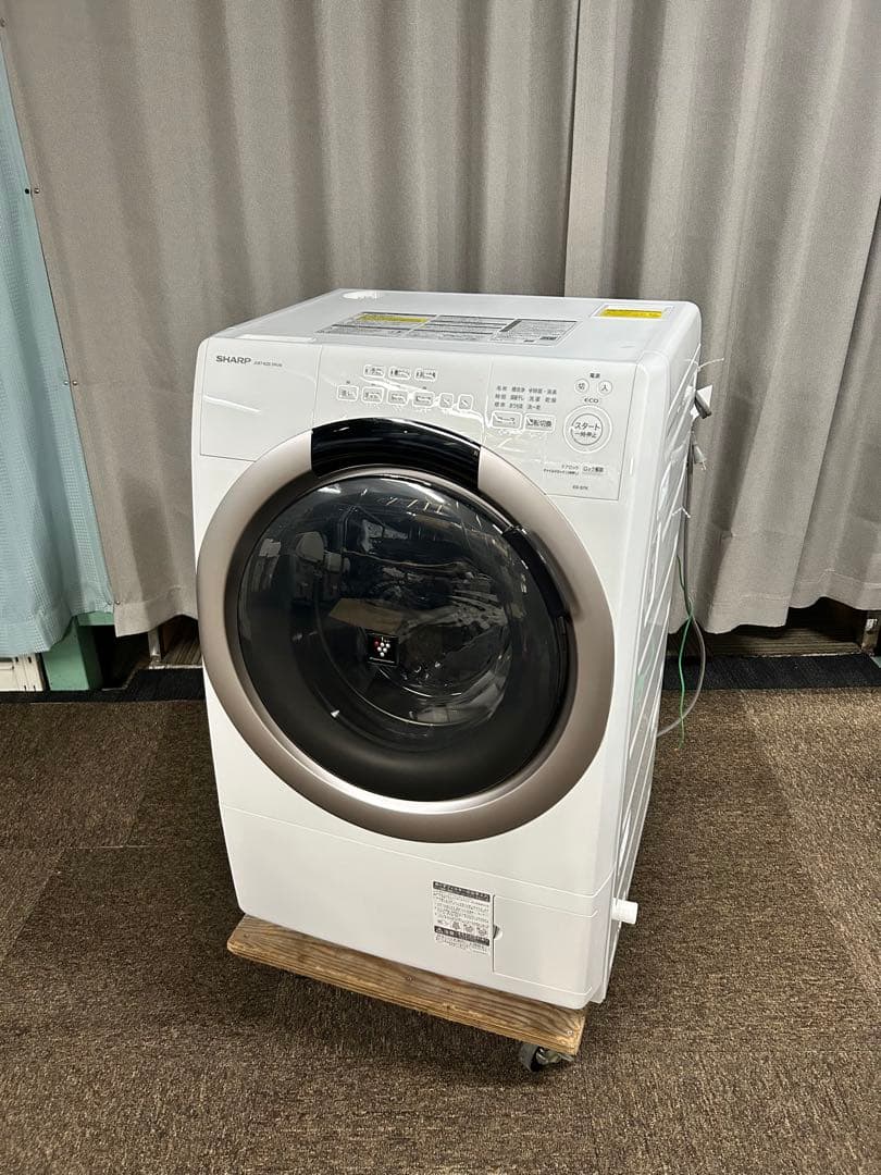 シャープ　ドラム式洗濯乾燥機　ES-S7K-CL 2025年式　中古美品 Amazon.co.jp: シャープ ドラム式 洗濯乾燥機 洗濯7kg 乾燥3.5kg