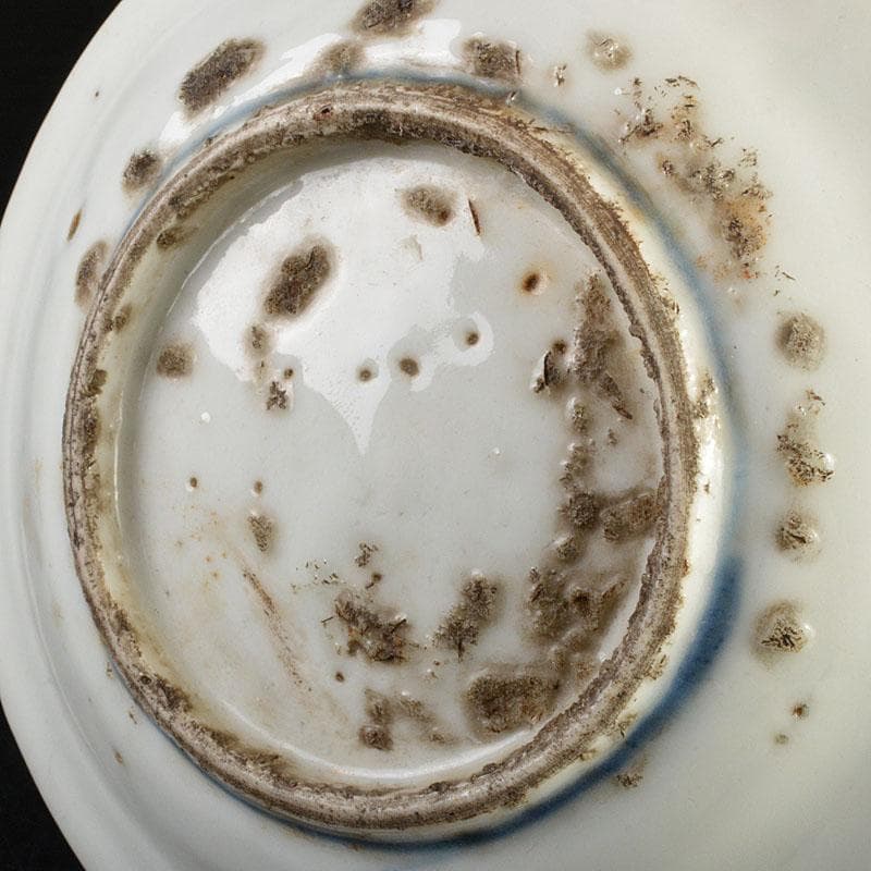 中国 呉須染付 神獣花卉文盤 皿 N 6811 - メルカリ