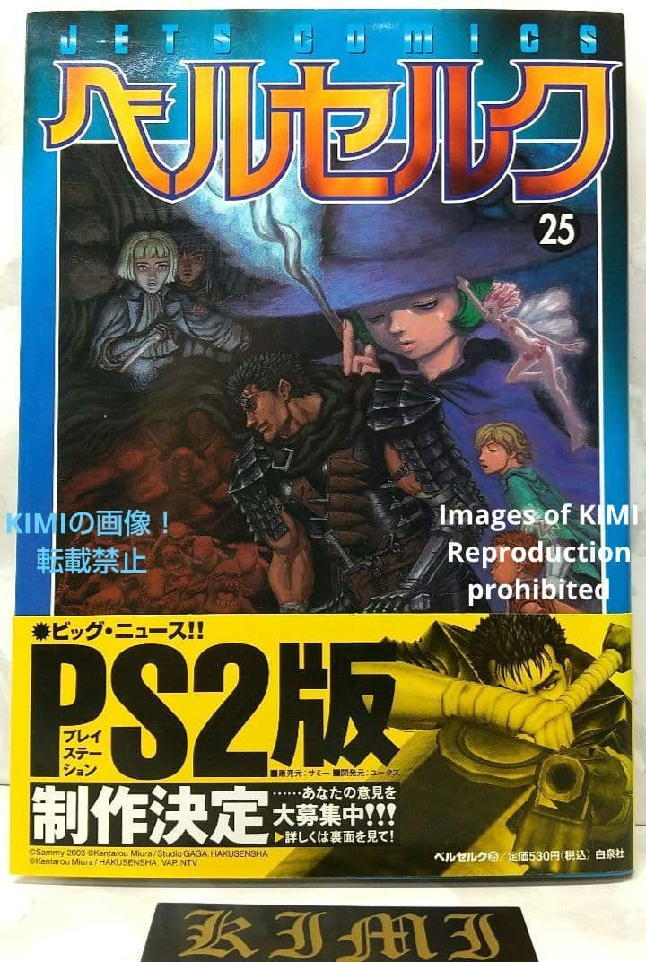 希少 初版 第1刷発行 ベルセルク 25 コミック漫画 本 2003 三浦建太郎
