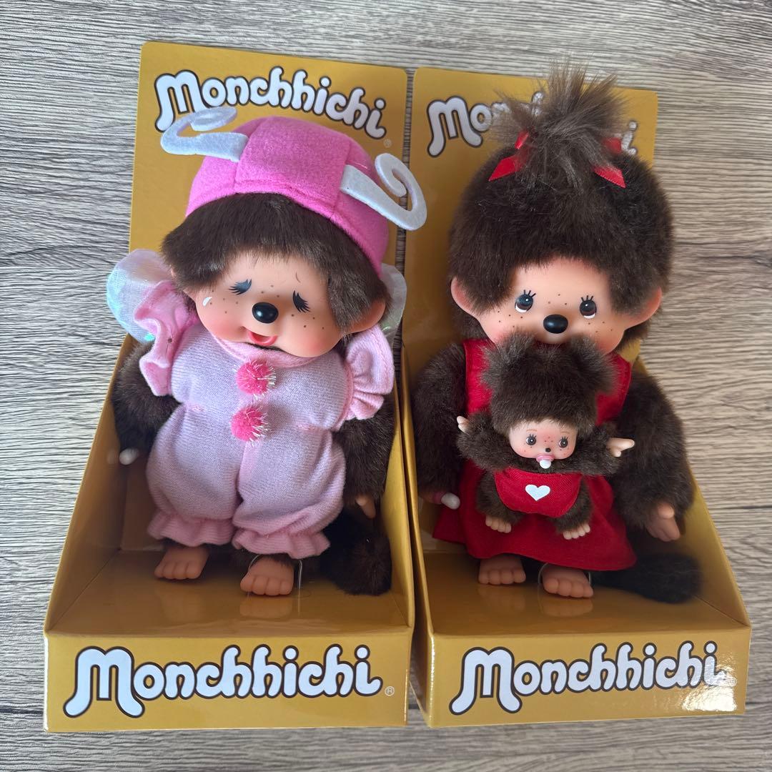 50周年 モンチッチ展限定 リバイバル マザーケア ちょうちょ 2体セット