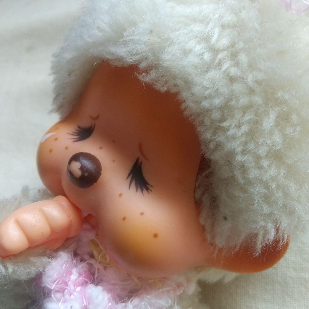 ♪エンドーチェーン⭐️モンチッチ⭐️ホワイト女の子♪ - メルカリ