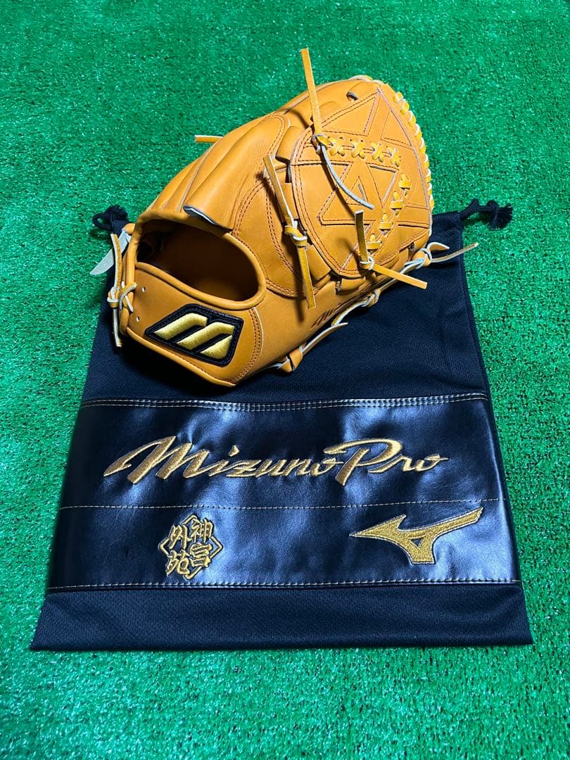 ミズノプロ オーダー 斎藤佑樹さん 復刻版グラブ - メルカリ