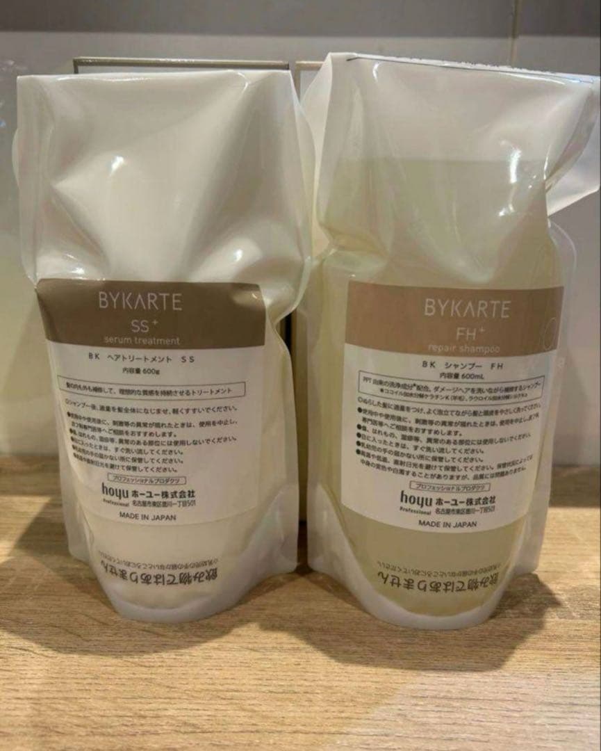 ホーユーバイカルテFHシャンプー SSトリートメントレフィル 600ml セット