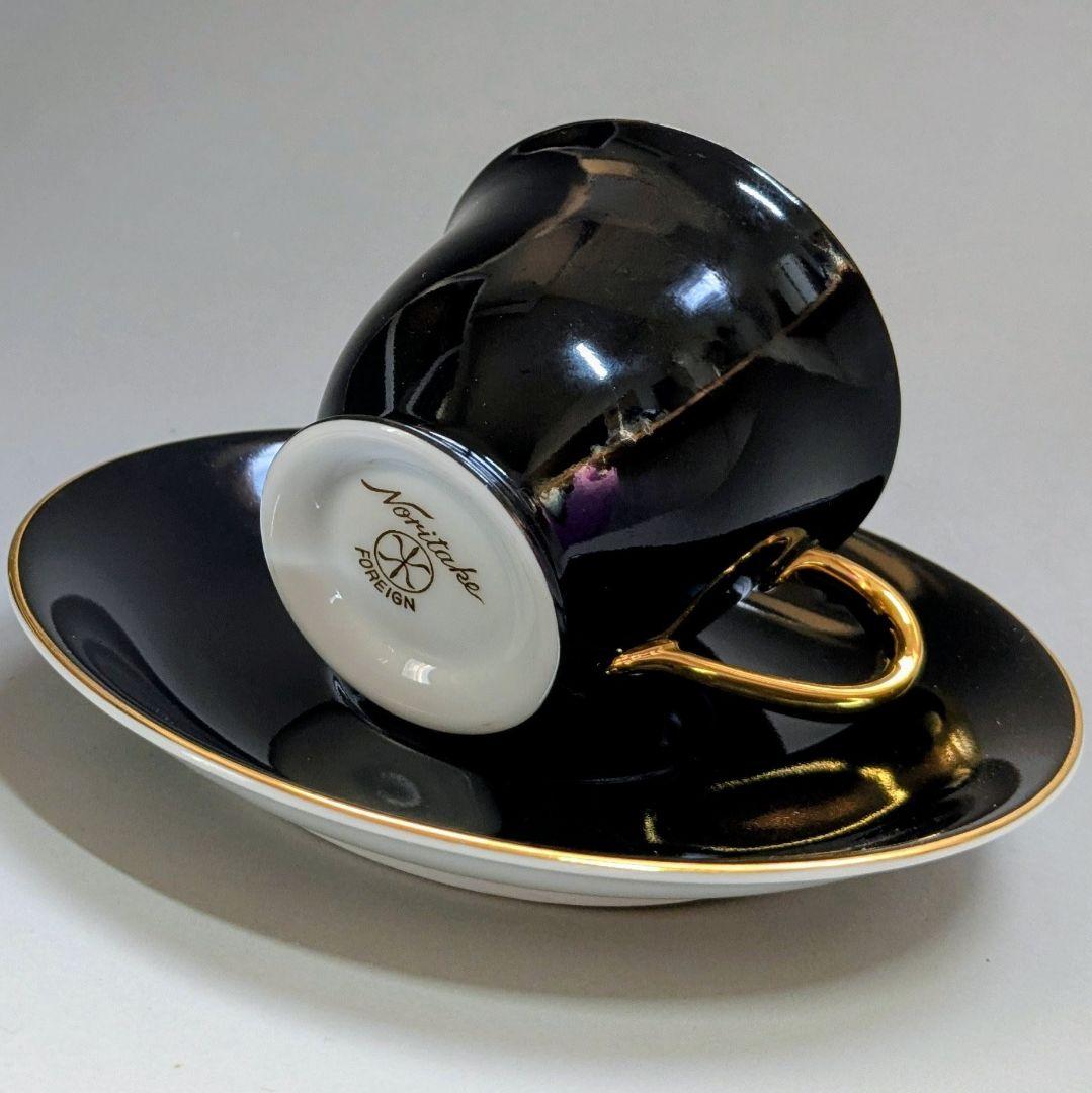 オールドノリタケ ゴールド ハーレクインキャビネットカップ&ソーサー