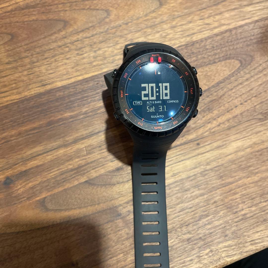 SUUNTO デジタル腕時計 ブラック 交換用ストラップ付き - 時計新品