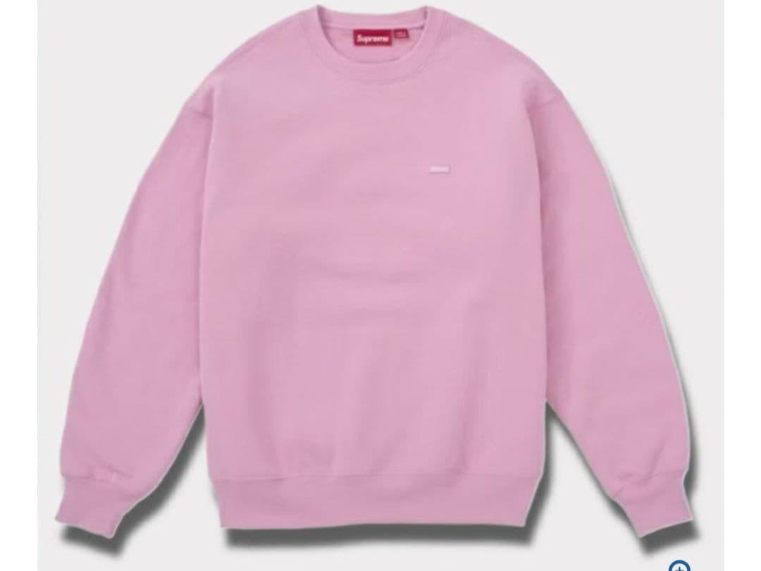 Supreme small box logo crewneck ピンク M - メルカリ