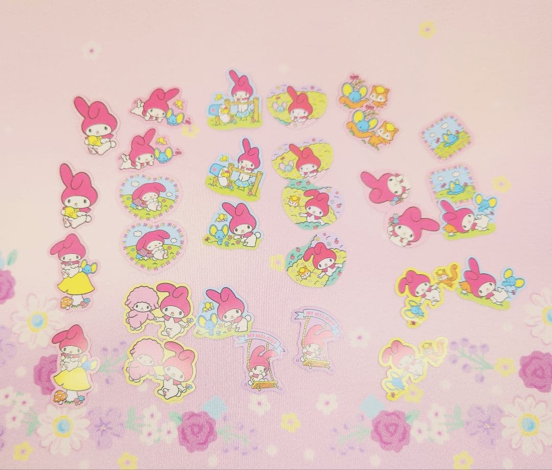 ミニ缶入りシール マイメロ Sanrio キキララ マロンクリーム マイ