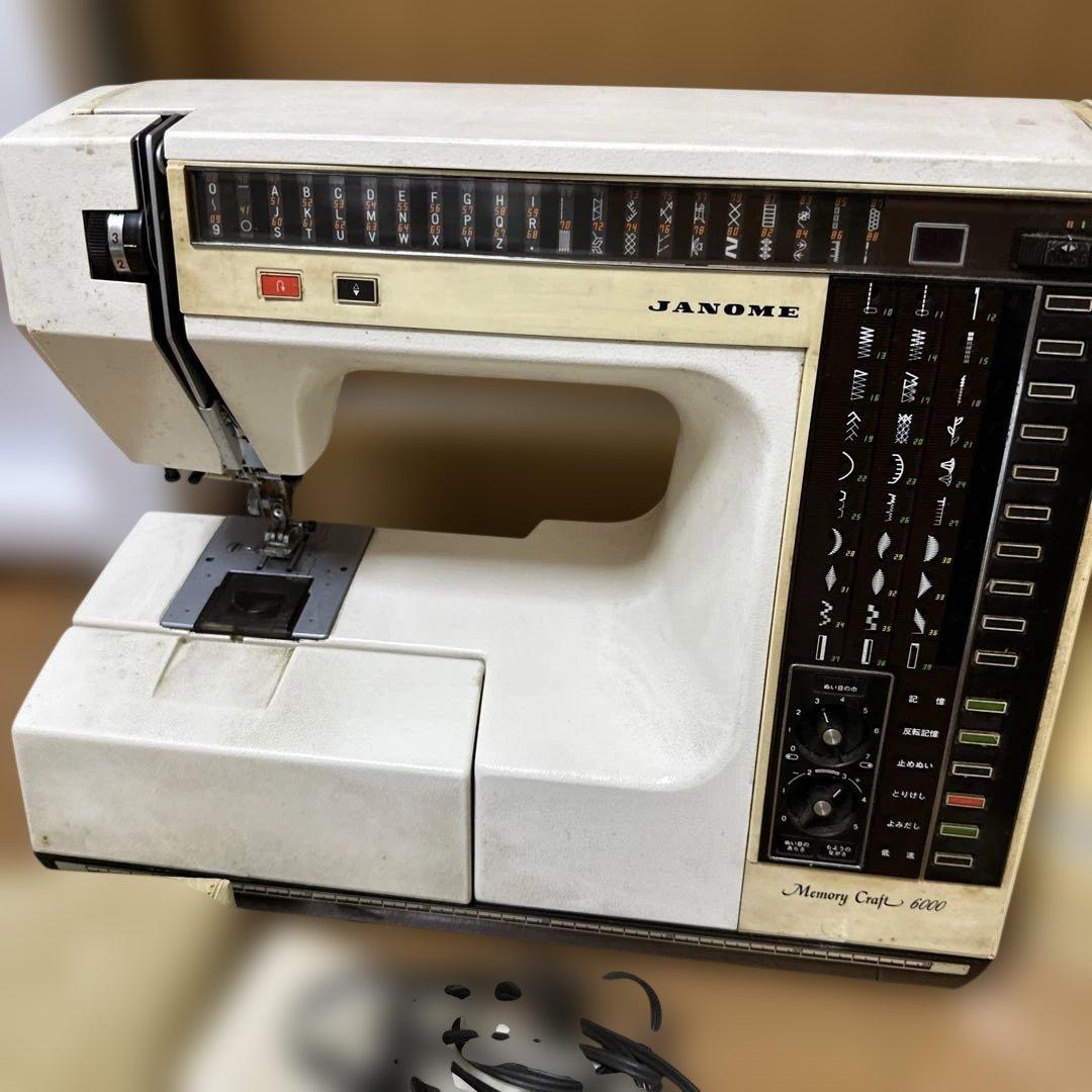 JANOME Memory Craft 6000 コンピューターミシン ジャンク - メルカリ