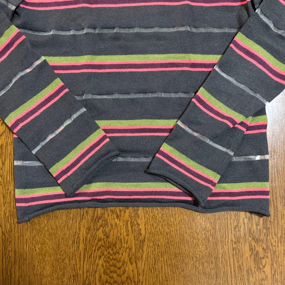 コムデギャルソンオムプリュス ボーダーニット - メルカリ