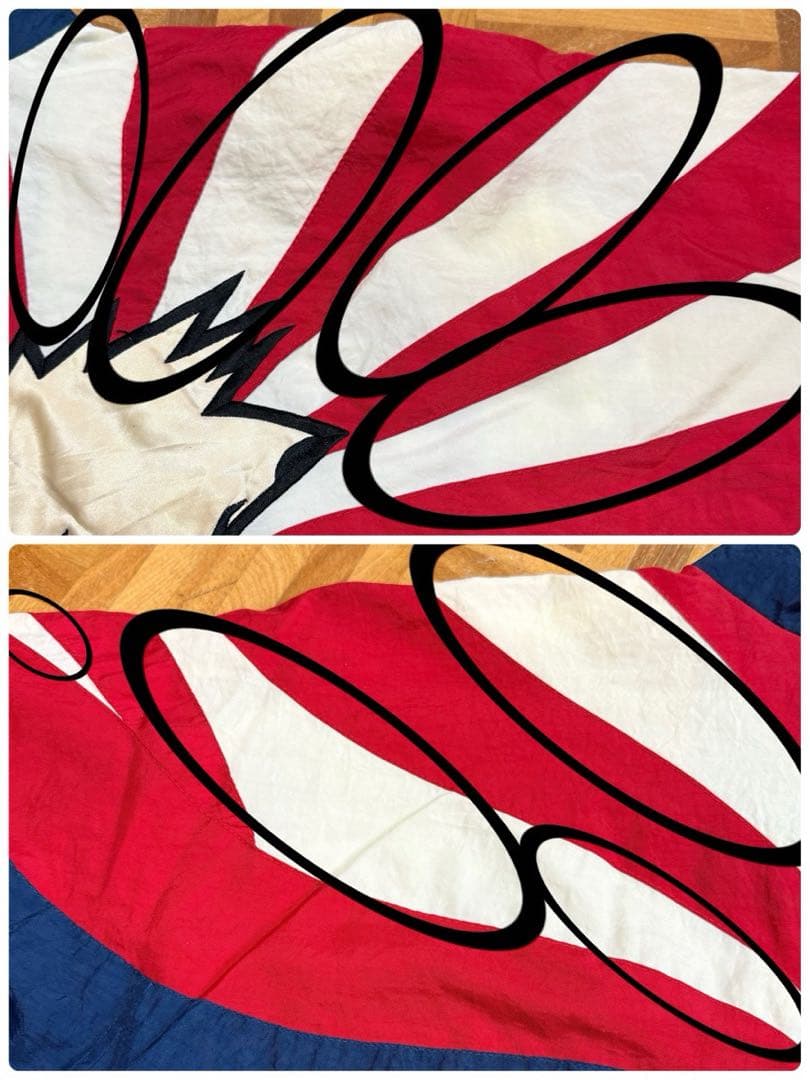 希少 90s USA オリンピック ナイロンジャケット イーグル刺繍 S35b