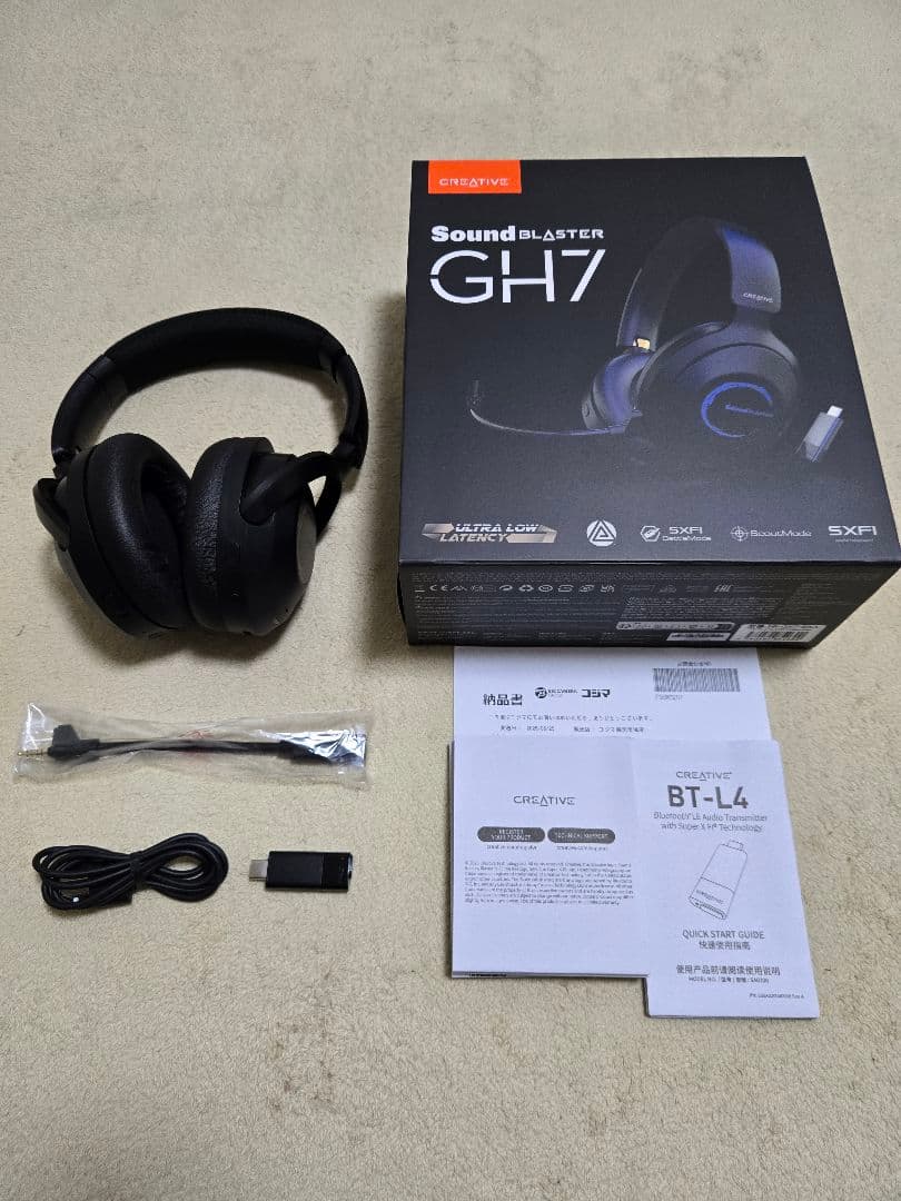 美品 ゲーミング ヘッドセット Sound Blaster SB-GH7-BKA pdt_24245.png?width=1200&