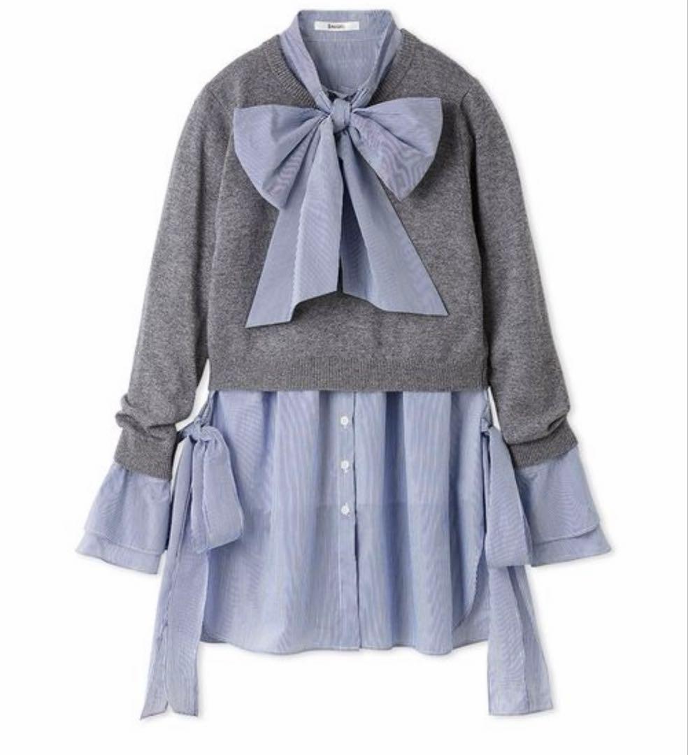 新品タグ付き snidel レイヤードボウタイチュニック SNIDEL｜レイヤードボウタイチュニック | Rakuten Fashion(楽天