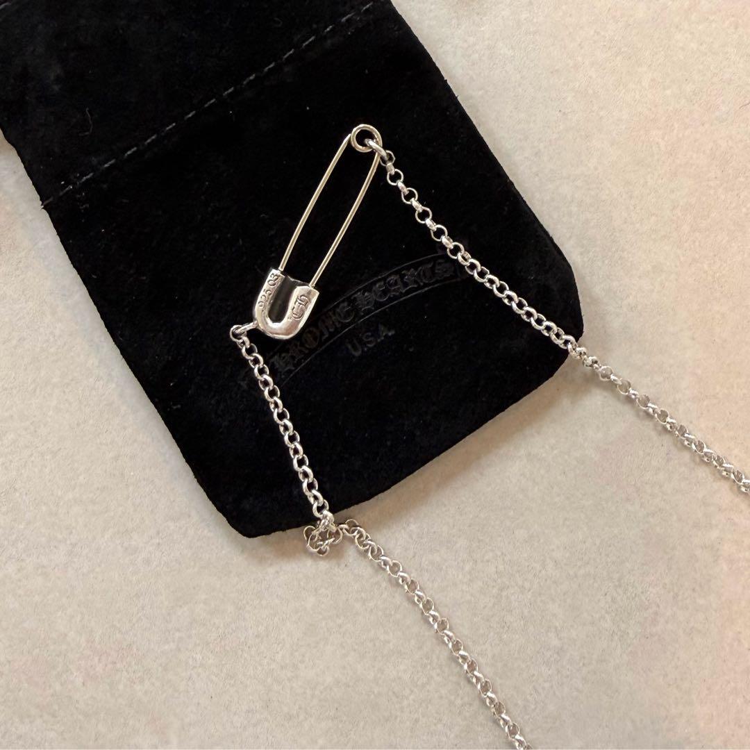 クロムハーツ クロム 安全ピン セーフティ セーフティー ネックレス