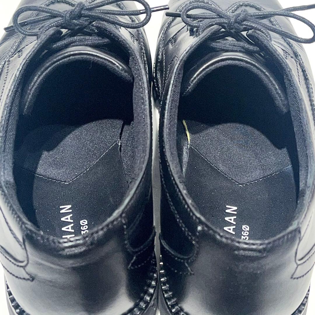 極美品☆コールハーン／フレックスグランド360 ウィングチップ 25.5cm 黒