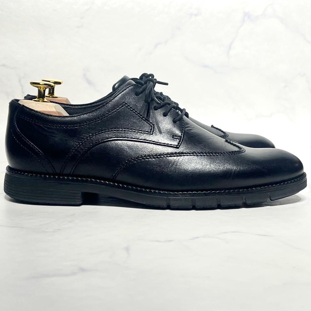 極美品☆コールハーン／フレックスグランド360 ウィングチップ 25.5cm 黒