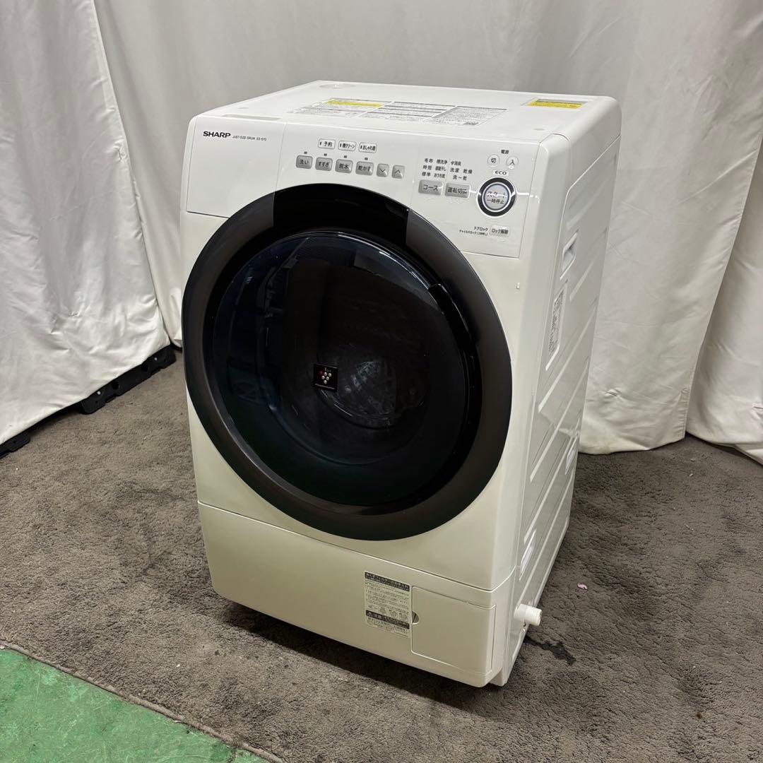 ☆773 設置無料 ドラム式洗濯機 シャープ 7キロ 安い 乾燥付き 綺麗 中古